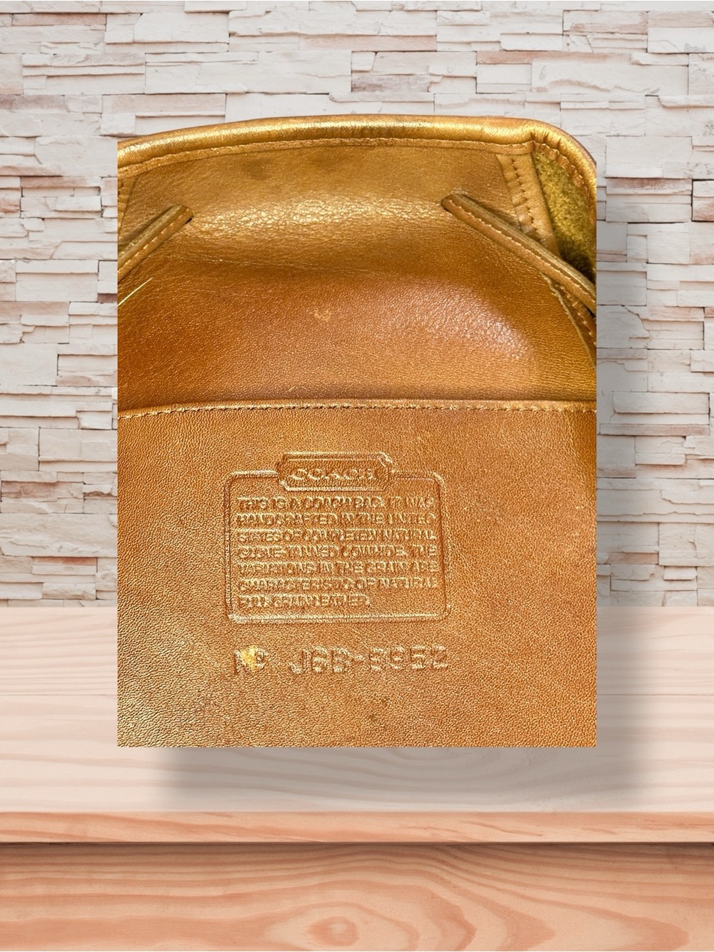 Coach “Lula’s Legacy” Vintage 1996 Glove-Tanned Leather Drawstring Bucket Bag - Picture 9 of 13